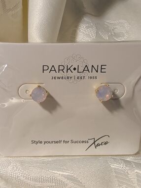 Park Lane Pink Opal Impression Earrings